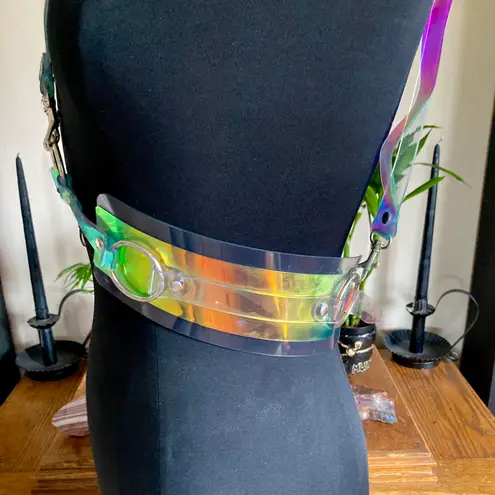 Apatico Holographic Harness Accessory Adjustable Burning Man Festival Coachella Green