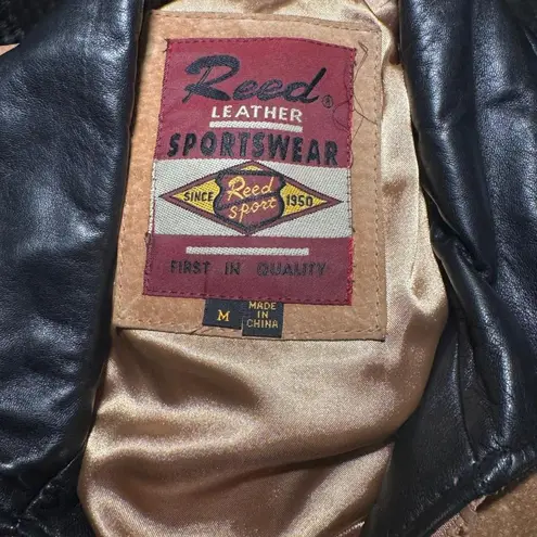 Reed Leather Sportswear Tan Suede Jacket Women’s Size M Genuine Leather Brown Size M