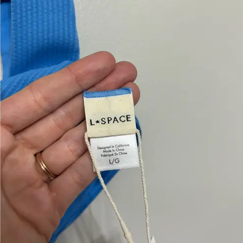 l*space NWT L* Eco Chic Repreve Marlee Bikini Top in Cornflower Blue - Size L