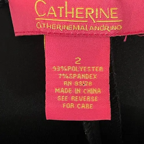 Catherine Malandrino Catherine Little Black Dress Fit & Flare Size 2