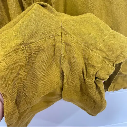 Madewell Linen-Cotton Drawstring Pull-On Shorts Size XS