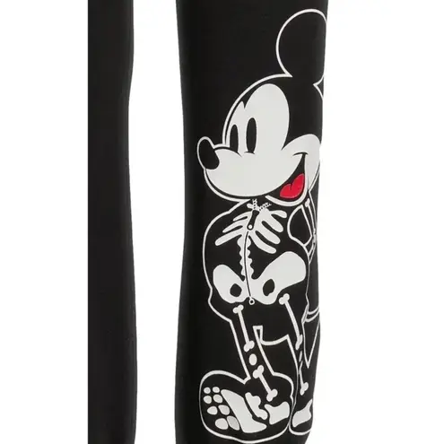 Disney Mickey Mouse Glow in the Dark Skeleton Jogger Pants, 28” Inseam, Size XL Juniors - Image 4