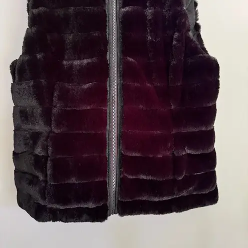 Be Boundless Reversible Thermo Lock Quilted Nylon Rain/Wind Proof Vest Size L Black Size L