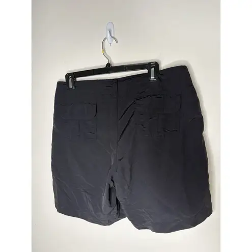 Bimini Bay Outfitters Ltd Shorts Womens Size 10 Black Nylon High Rise 6" Inseam