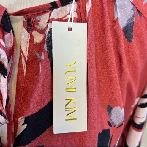 Yumi Kim Raven Top XS Sienna Fiesta Cinnamon Floral Print Blouse NWT Fits Med