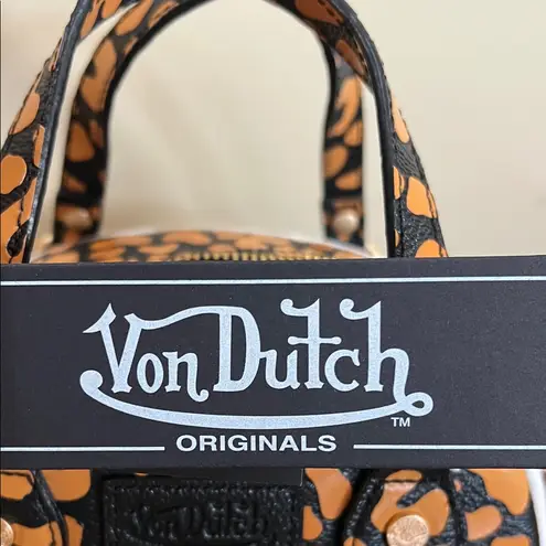 Von Dutch | Cheetah Bowling Bag w/ Matching Crossbody Strap