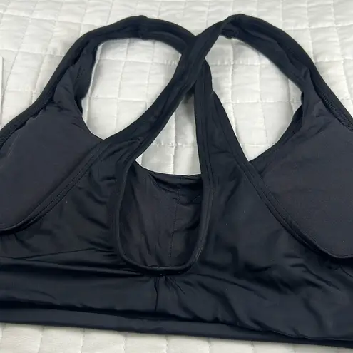 ANDIE  Swim The Caledonia Halter Bikini Top in Black Size Small NWT