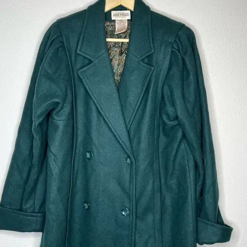 Worthington Vintage Petite Essentials by  Wool Blend Coat