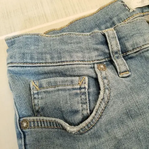 Free People {28}  Great Heights Distressed Frayed Jeans