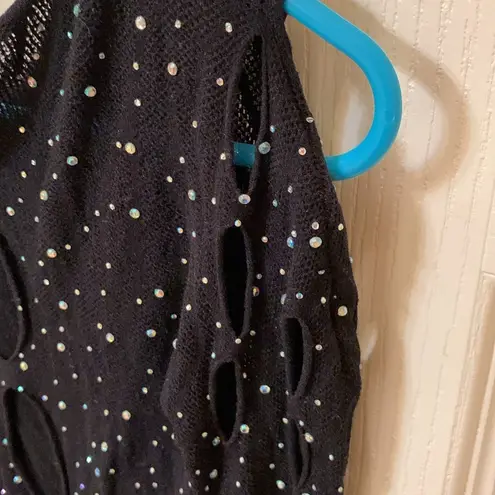 AB 💎 Crystal 💎 Bodysuit OS Black Size undefined