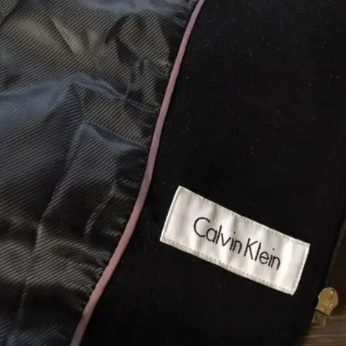 Calvin Klein  wool peacoat with toggles  & Zipper  Size 6 Removable Hood thumbnail 6