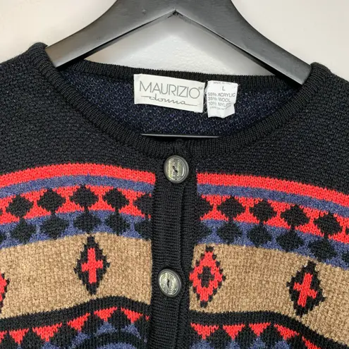 Donna Maurizio Boho Wool Fringe Tassel Sweater