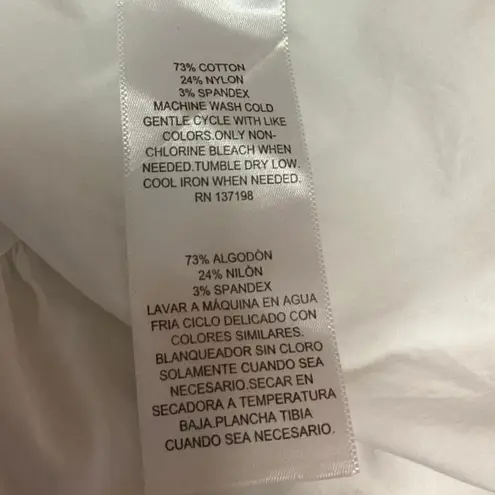 We Wore What Danielle Bernstein White Cami Ruffle Camisole Tank Top Size S