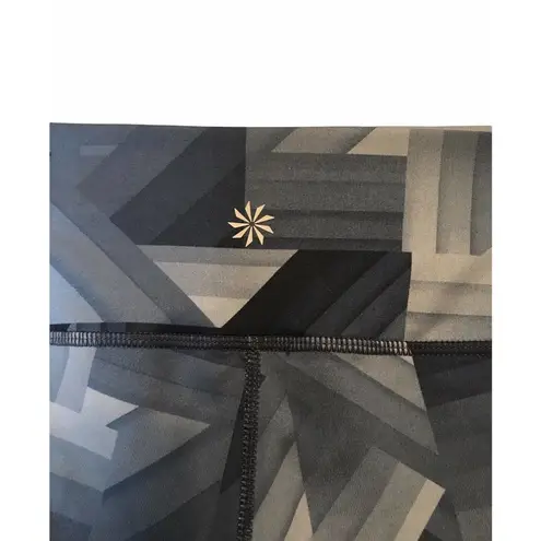 Athleta  Women's Blue Frost Chaturanga Geometric Yoga Leggings Size XS Athletic