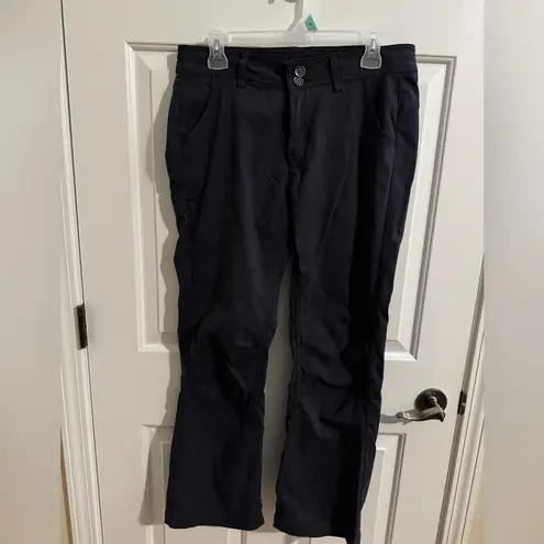 prAna Stretch Zion Halle Pant Roll Up Ankles Steel Gray Size 10