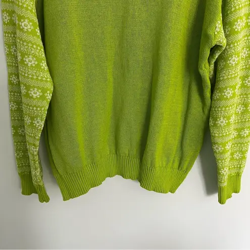 Women's Christmas The Grinch Red Blah Blah Blah Green Sweater Top XL 16