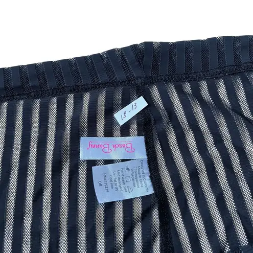 Beach Bunny Black Mesh Sheer Wrap Around Cover Up Pants Women One Size | 18-13