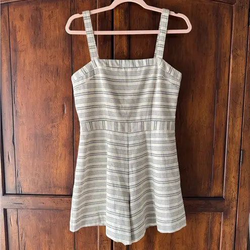 Anthropologie  | Paper Crown Lexington Romper Striped | S