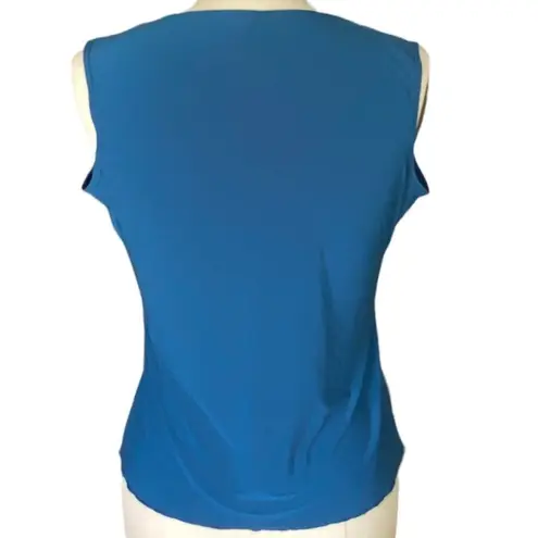 Susan Lawrence Ladies Sleeveless Halter Summer Top Blouse ~ Size LARGE