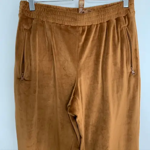SKIMS Velour Bottoms Jogger Bronze Copper Womens Large Pull On