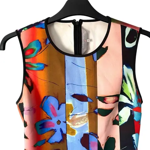 Clover Canyon Riviera Sunrise Floral Sheath Dress size small