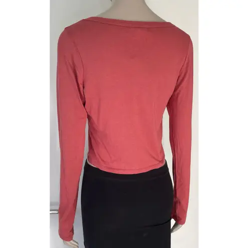 Heart & Hips Makenna Henley Top NWT!