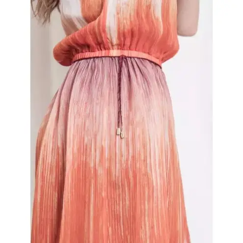 Haute Hippie NWT Ombre' Silk High- Low Dress $535 Size Medium