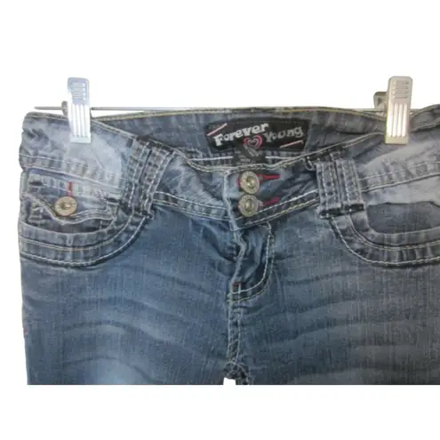 Forever Young Y2K Dark Wash Skinny Jeans Women’s Size 3