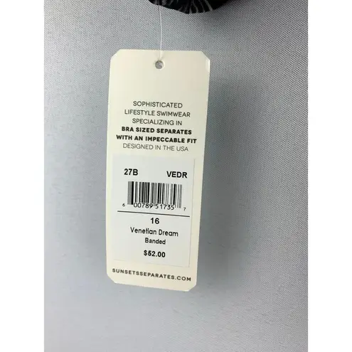 Women's Sunset *NWT* Black Pattern Bikini Set