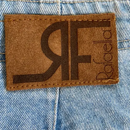 Rafaella Vintage High Rise Light Wash Denim Shorts Size 10