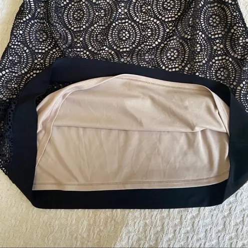 Emma & Michele Women Black Casual Dress 1X Plus