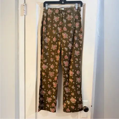 Tuckernuck NWT ashford brown corduroy Floral Brown Women's Pants size xl