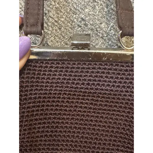 The Sak Dark Brown Crochet Coin Small Purse