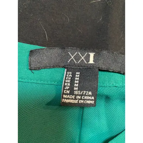 XXI Green Hi/Lo Skirt Sz M Size M