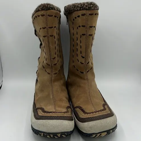 Merrell Puffin High Tan Boots Size 10 Fisherman Core B54