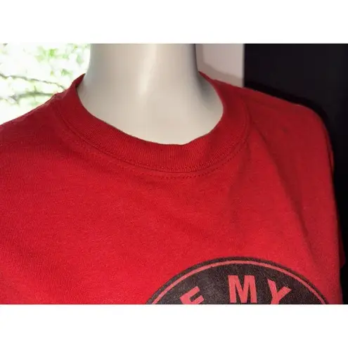 Gildan Be My Valentine Tee Starbucks  Red Small Crew Neck T-Shirt Top Short Sleeve