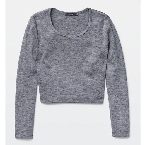 Talula Aritzia Holland cropped top