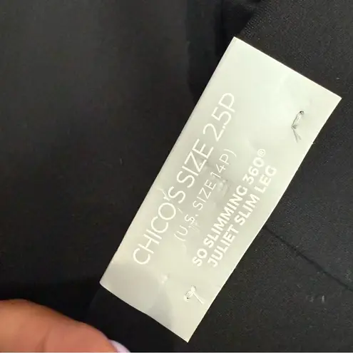Chico's NWT‎ Chico’s So Slimming 360 Juliet Full Length Pant Black 14 Petite Chico 2.5P
