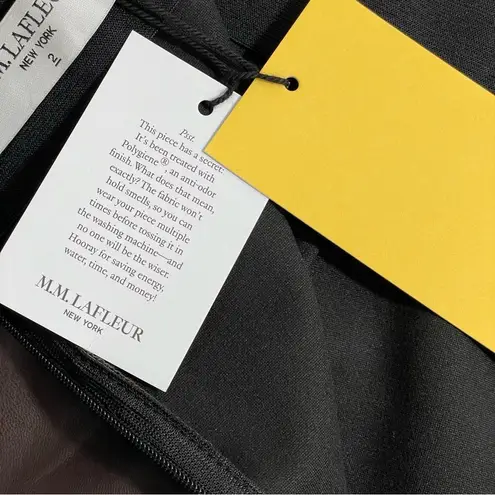 MM.LaFleur NWT M.M. Lafleur The Whitney Brown Vegan Faux Leather A-Line Mini Skirt Size 2 - Image 7