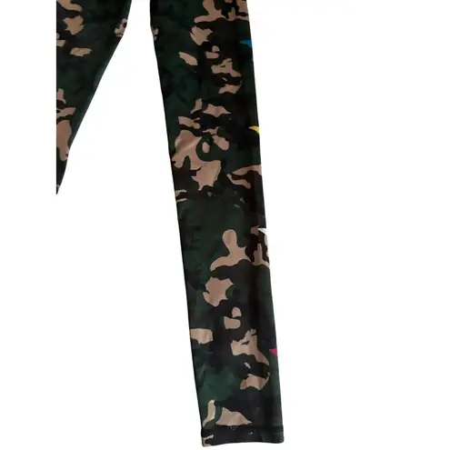 Noli Women's Camo Multicolor Star Print Tights Leggings Size XS