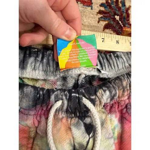 Big Bud Press Rainbow Magic Waters Tie Dye Shorts XS 100% Cotton Made in USA Pink