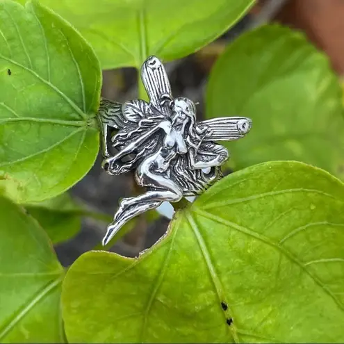 Fairy Sterling Silver Ring Boho sizes 10
