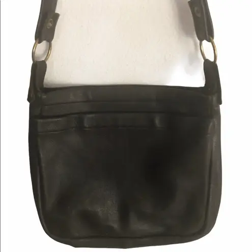 VTG Soft Genuine Deer Skin Shoulder Bag Brown Flap Front 10X11 Lined Cross~Body