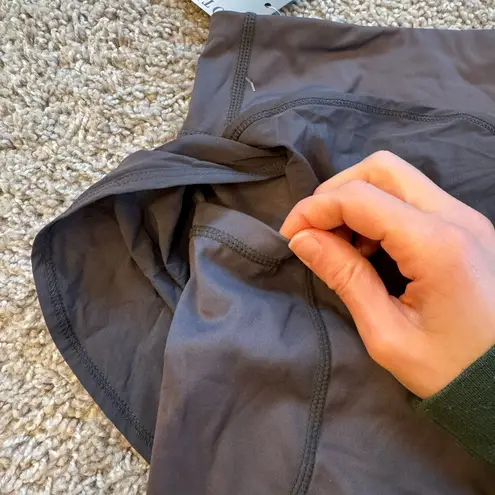 NWT Soothfeel Women’s 2 in 1 Running Shorts With Spandex Gray Size L