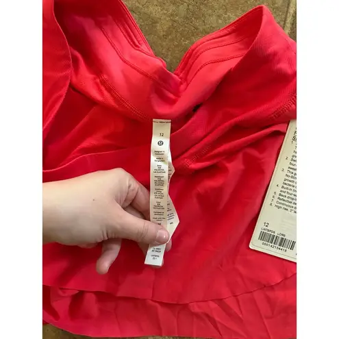 Lululemon  Find Your Pace High-Rise Lined Short 3" Love Red Size 12