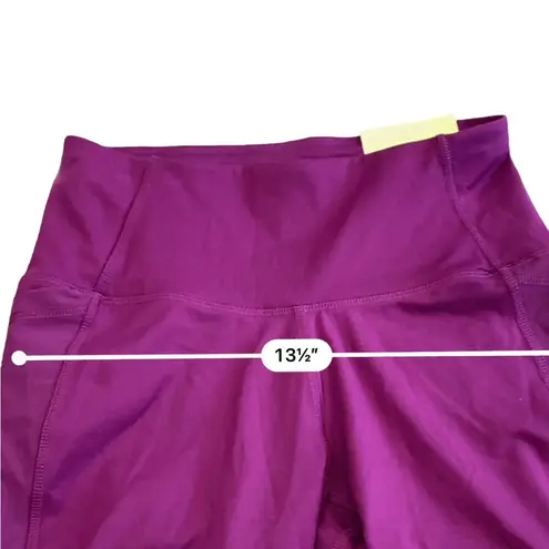 All In Motion  Women's Contour Purple High
Rise 7” Shorts Size XS New With Tags