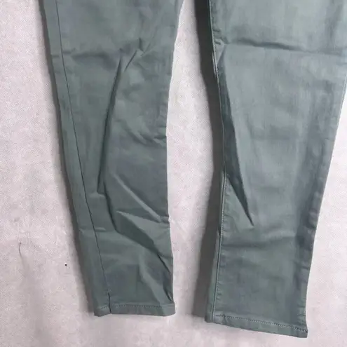 Wit & Wisdom Ab Solution Light Green Twill Skinny Trouser Pants Sz 0
