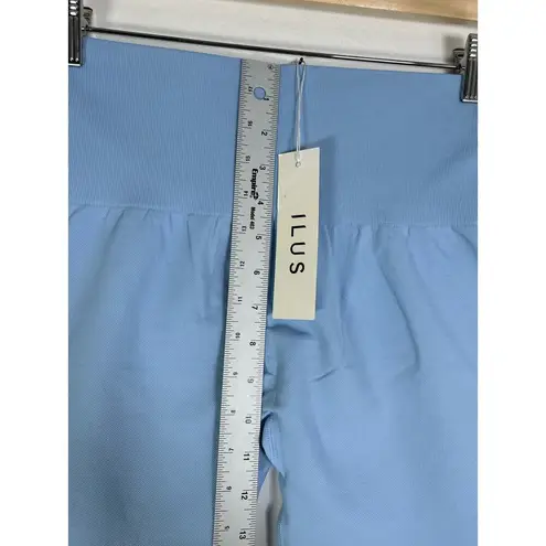 Ilus Label Seamlux Intensify Biker Shorts XL NWT Blue