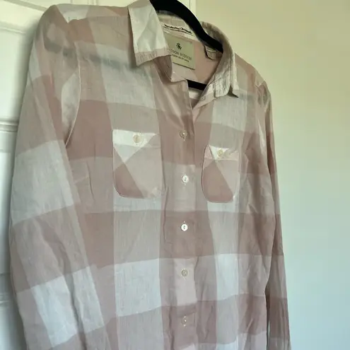 Scotch & Soda Maison Scotch Lightweight Check Button Down Shirt | Pink | 1 (S) - Image 3