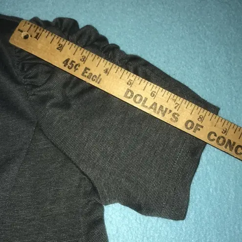 GEORGE A. Ltd single button ruched short sleeve cropped jacket Y2K size S